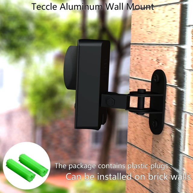 Alt view image 4 of 5 - 2 Pack Wall Ceiling Mount Compatible with SimpliSafe SimpliCam Camera 1080p Adjustment Swivel Mount Bracket Provide Better Viewing Angles