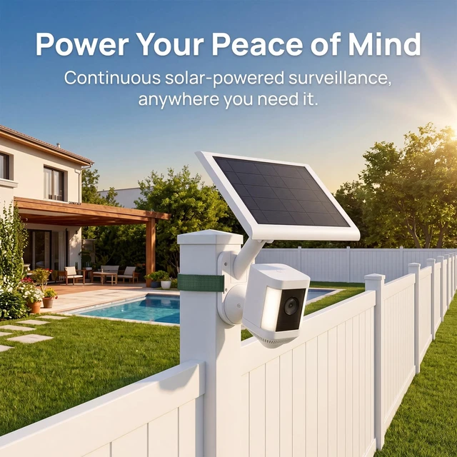 Alt view image 6 of 7 - AVEXOR 2-in-1 Wall and Pole Mount for Ring Camera and Solar Panel | Compatible with Ring Stick Up Cam, Spotlight Cam, Ring Solar Panels, Blink Outdoor, Arlo & standard 1/4"-20 devices