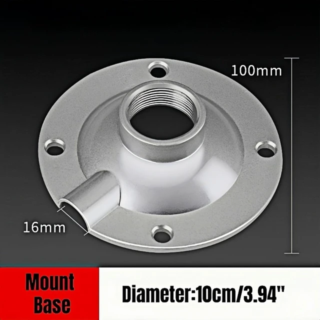 Alt view image 6 of 7 - GledeYeTec Adjustable Security Camera Mount - 20-40cm Aluminum Telescopic Bracket with Universal Adapter for CCTV, Dome Cameras (7.87"-15.7" Wall Mount with Plate)