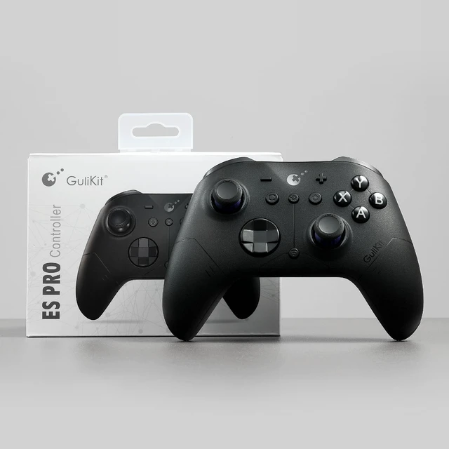 Alt view image 7 of 7 - GuliKit ES PRO PC Controller for Switch 1/2, Windows/Steam Deck, Black | 3.25ms Low Latency, Magnetic TMR Joysticks, Support Switch1/2 Wake-Up, Tactile Switch D-pad