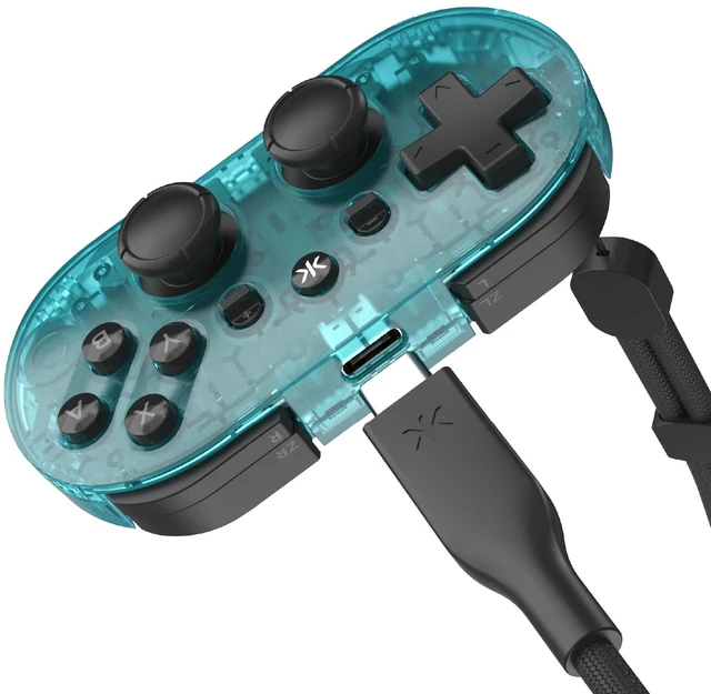 Alt view image 2 of 3 - CRKD ATOM+ Wireless Mini Controller - Compatible with Nintendo Switch 2, Switch OLED, iOS, Android, PC & Smart TV - Glacier Blue Edition
