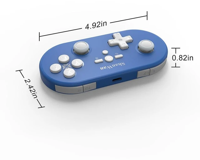 Alt view image 2 of 7 - ShanWan Wireless Bluetooth Controller for Switch/Switch 2, Steam Deck, PC, Android, iPhone, iPad, macOS. Customizable Macro Buttons, Motion Controls, Linear Motor Vibration, Joysticks, Triggers & D-pa