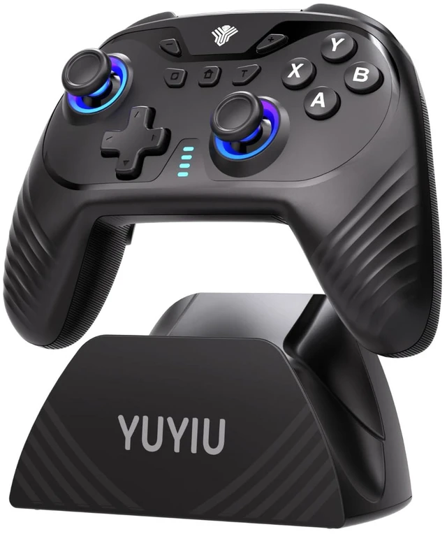 Main image of YUYIU WindSeeker III Wireless Gaming Controller for PC with Charging Dock | Hall Effect Joysticks, RGB, Dual-Mode Triggers, Macro, Turbo, 6-Axis Gyro, Compatible with PC, Android, iOS and Switch
