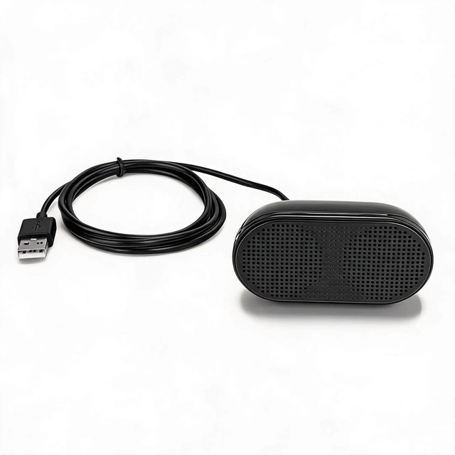 Main image of Bewinner USB Wired Mini Speaker with Heavy Bass, Built-in Power Supply & Dual Speakers for PC, Laptop, Desktop