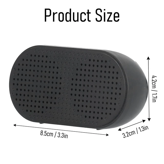 Alt view image 4 of 7 - Zerodis USB Computer Speaker, Small PC Sound Bar for Laptop Desktop Computer, Portable Stereo Speaker with USB Power, Plug and Play for Home Office Music Outdoor