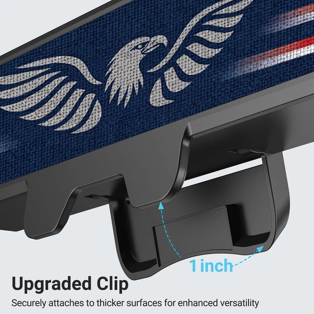 Alt view image 6 of 6 - INGA Computer Speakers with Detachable Mic, Clip-On Monitor Speakers for PC | Detachable Mic with One-Touch Mute for Clear PC and Laptop Calls