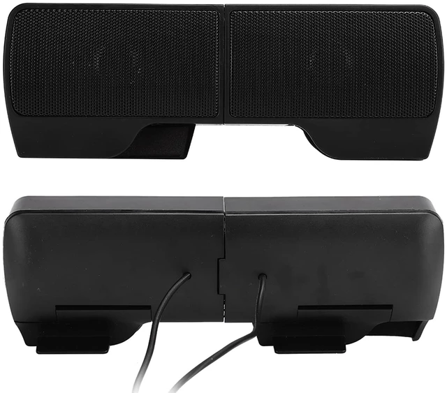 Main image of USB Mini Soundbar, Portable Soundbar Speaker with 3.5mm Plug, Desktop Audio Speaker for Laptop, PC, TV, Smartphone