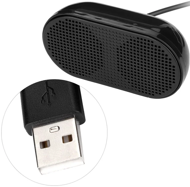 Alt view image 7 of 7 - SUNGOOYUE Portable USB Wired Speaker, Dual 4 1.5W Mini Speaker with Power Supply & Audio Multifunction USB Cable for Laptop Desktop