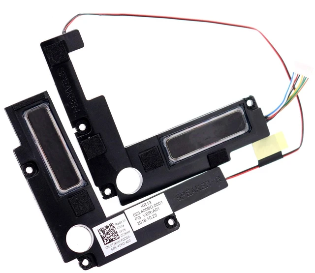 Main image of Deal4GO Left & Right Internal Speakers Set Replacement for Dell Inspiron 13 7370 7373 7378 7380 7570 P83G 023.400BD.0001 0TJXHY TJXHY