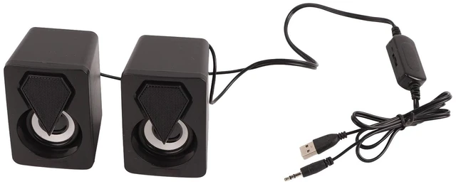 Alt view image 6 of 7 - Pomya Gaming Computer Speaker, Stereo Sound with Heavy Bass and RGB Light, USB Powered Desktop Speaker for PC Games and Movies