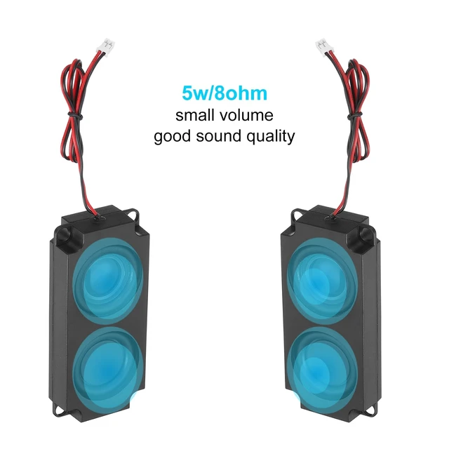 Alt view image 4 of 7 - uxcell 4pcs Speakers 5Watt 8 Ohm Mini Speaker Micro with PH2.0mm Interface | for Advertising Machines LCD TV Monitors Small Electronic Projects