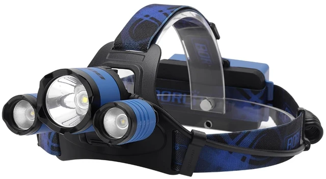 Main image of BORUIT B21 Headlamp Rechargeable, LED Super Bright Head Lights for Forehead, Battery Powered, 4 Modes Head Lamp 90° Adjustable, IPX5 Waterproof