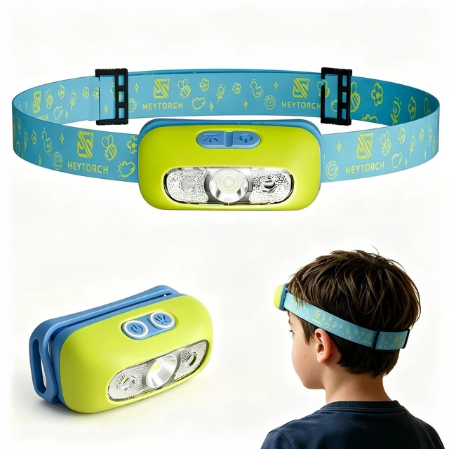 Main image of Kids Headlamp 1200mAh Boys Head Light Camping/Christmas/Halloween | Motion Sensor LED Head Light for Boys & Girls, USB-C Camping Gear, Waterproof, Hiking, Reading, Emergency Stocking Stuffers