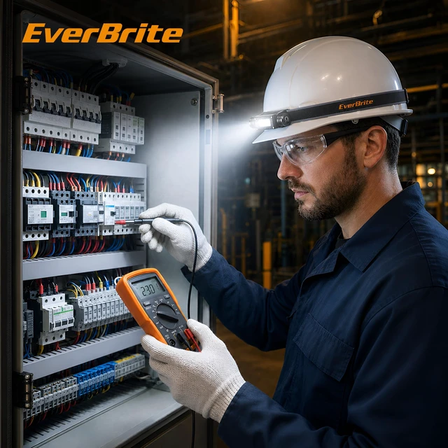 Alt view image 2 of 7 - EverBrite 1100LM Rechargeable Headlamp, Magnetic Work Head Lamp | Super Bright, White Red Green Light Option, Memory Function, Detachable Design, Magnetic Base, 90° Adjustable, 6 Light Modes