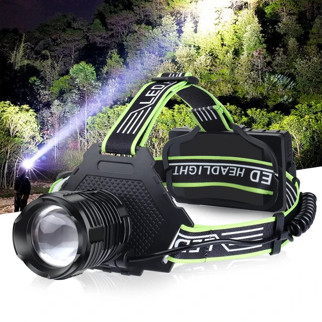 Main image of Bud K Rechargeable LED Headlamp, 1000 Lumens Super Bright Headlamp Flashlight with Motion Sensor, 5 Modes, 135°Adjustable, IPX7 Waterproof Head Lamp for Camping, Running, Climbing, Hiking