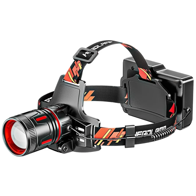 Main image of Daktcore LED Headlamp Rechargeable 3500 Lumens, Waterproof Headlights Super Bright with 8 Modes & IPX6 Long Runtime Warning Light, Motion Sensor Head Lamp 120° Adjustable for Adult Camping Running