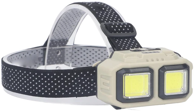 Main image of JAOCDOEN LED COB Headlamp, Super Bright USB Rechargeable Lightweight Headlamp with Motion Sensor, Battery Level Display for Outdoor Hiking Fishing, Mounted Flashlight