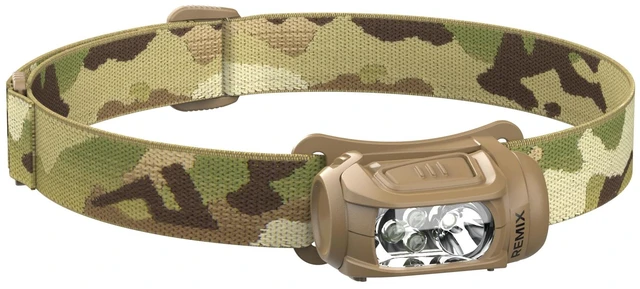 Main image of Princeton Tec Remix LED Headlamp - 300 Lumens, Red LEDs - Multicam | Preserve Night Vision While Multiple Beam Modes Provide Reliable Illumination, IPX4 Water Resistance