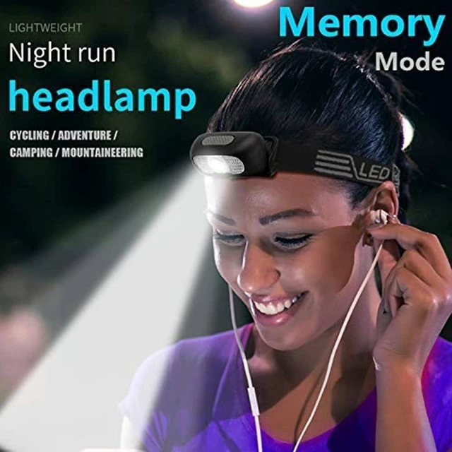 Alt view image 7 of 7 - COSMOING 500 Lumen Rechargeable LED Headlamp with Red Light 3PACK | 5 Light Modes, Red Light Headlamp, IP54 Waterproof, Adjustable Strap, Suitable For Running, Camping, Cycling, Night Vision