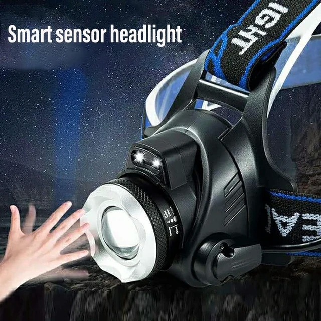 Alt view image 5 of 7 - Rechargeable Red Light Headlamp, Super Bright LED Headlamp with Zoomable | Waterproof, 3 Modes, Motion Sensor Red Hunting Headlights for Night Vision, Aviation, Fishing