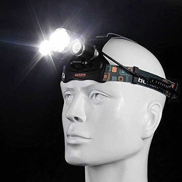 Alt view image 4 of 7 - Headlamp Rechargeable Super Bright 20000 Lumens,USB-C Head Lamp Flashlight,Ultra Bright Head lamp,Waterproof Headlight Hard Hat Light,Adjustable Light for Adults Work Hunting Fishing Camping headlamp
