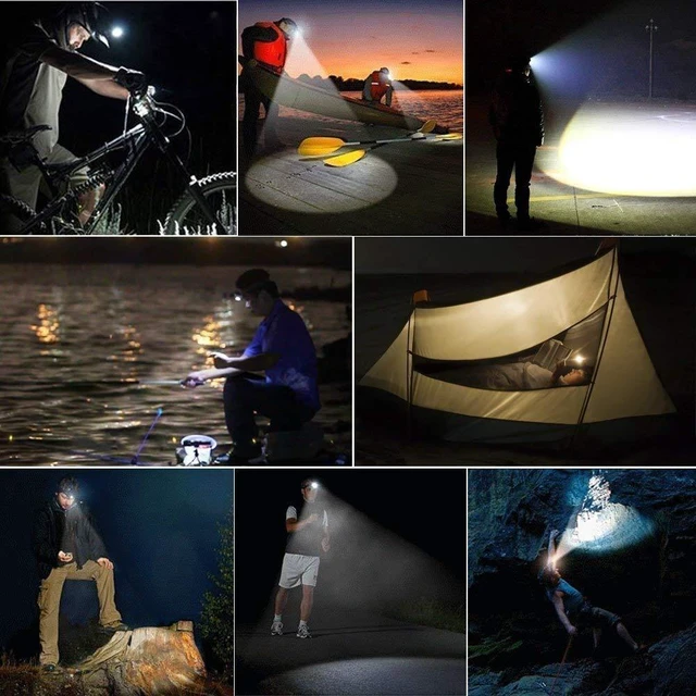Alt view image 7 of 7 - Headlamp Rechargeable Super Bright 20000 Lumens,USB-C Head Lamp Flashlight,Ultra Bright Head lamp,Waterproof Headlight Hard Hat Light,Adjustable Light for Adults Work Hunting Fishing Camping headlamp