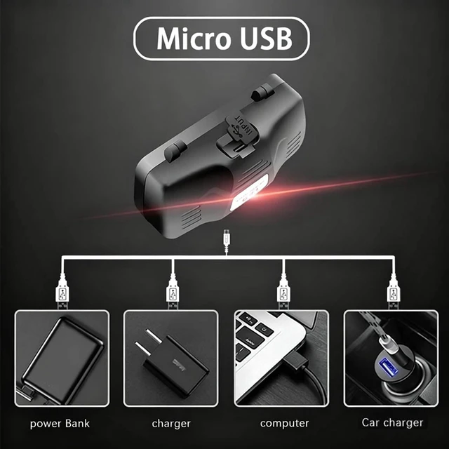 Alt view image 5 of 6 - LUXNOVAQ Red Light Headlamp for Hunting, LED Rechargeable Headlight | 3 Modes Zoomable Hunting Light, Waterproof Tactical Headlamp, Red Light Head Lamp for Coyotes Fox Varmint Astronomy Aviation