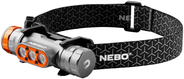 Main image of NEBO Transcend 1500 Rechargeable Headlamp | 1,500 Lumens, 5 Light Modes, Detachable Magnetic Work Lamp, Waterproof, Bright LED Head Light for Hiking & Camping, Includes USB Charging Cable