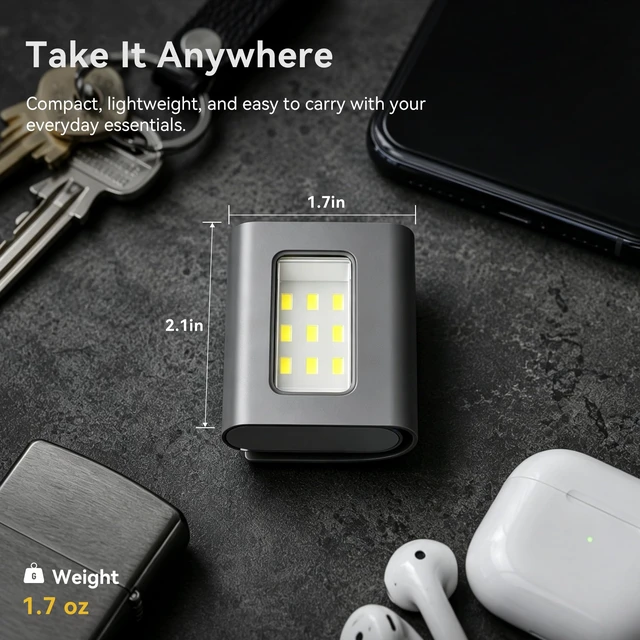 Alt view image 3 of 7 - HOKOILN 2 Pack Outdoor Night Running Lights, LED Running Lights for Runners with Rechargeable Battery for Camping, Hiking, Walking, Jogging, Outdoor Adventure