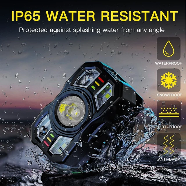 Alt view image 7 of 7 - KunHe 10 Pack led Rechargeable Headlamp Flashlight Headlight Motion Sensor 10 Mode for Outdoor Camping Gear Hiking Fishing Running Cycling Headlight Emergency Lights for Home