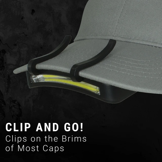 Alt view image 6 of 7 - LitezAll Clip On Cap Light Headlamp - Bright LED Cap Light for Hands Free Outdoor Work, 2 Pack