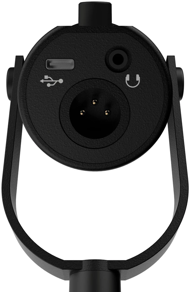 Alt view image 2 of 2 - NU31 NMIC1 USB XLR Microphone for PC, Windows/Mac Dynamic Cardioid, 24-bit/192kHz, Active Noise Cancellation, 3.5mm Headphone Output, Gain Control, All-Metal, Black, N3MIC1-BL