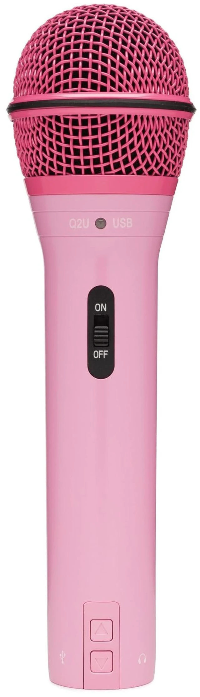 Main image of SAMSON Q2U USB and XLR Handheld Dynamic Microphone | Cardioid Polar Pattern for Podcasting and Live Streaming Pink
