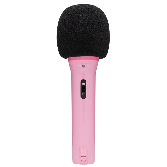 Alt view image 2 of 5 - SAMSON Q2U USB and XLR Handheld Dynamic Microphone | Cardioid Polar Pattern for Podcasting and Live Streaming Pink