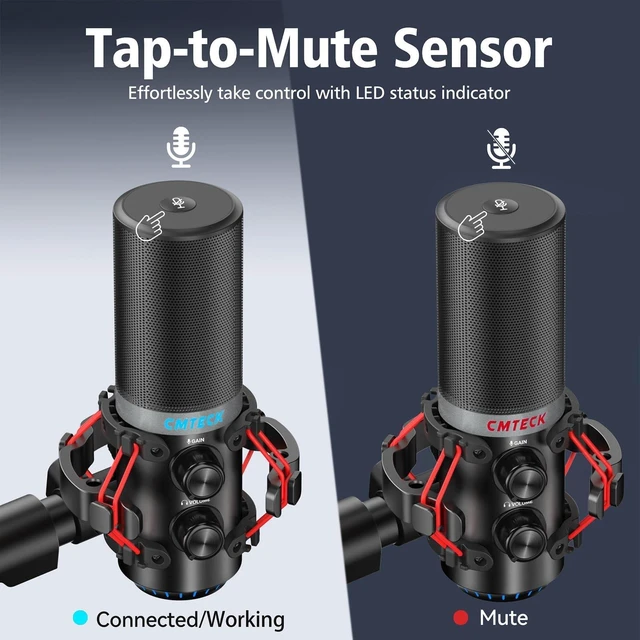 Alt view image 5 of 6 - CMTECK USB Microphone for PC
