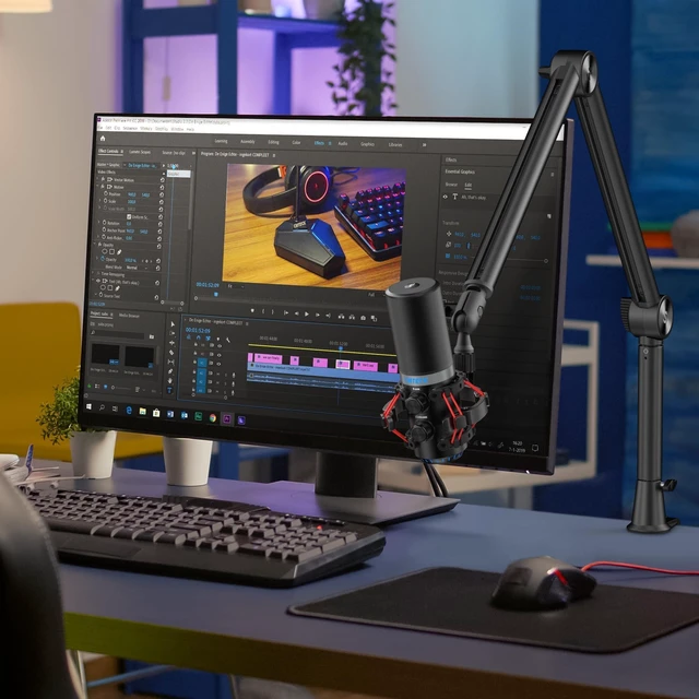 Alt view image 6 of 6 - CMTECK USB Microphone for PC