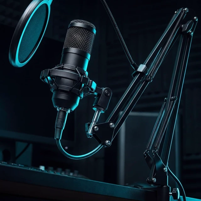 Alt view image 4 of 7 - USB-800 Podcast Microphone Kit,Vocal Condenser Microphone for Content Creators,USB Mic for PC with Adjustable Stend,Gaming mic with a pop Filter and Shock Mount, for Podcasting,Streaming, Recording