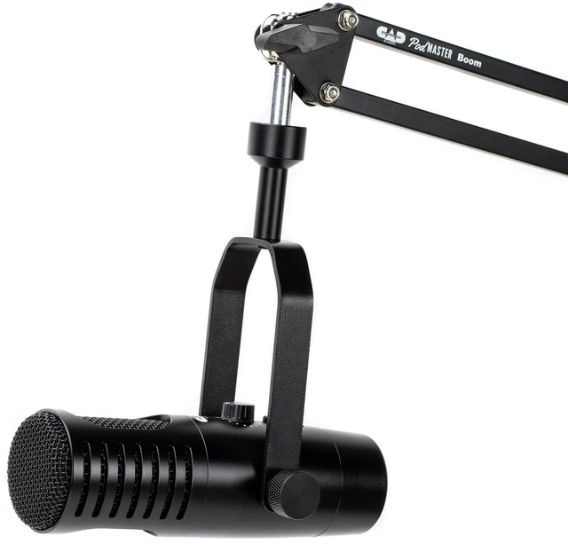 Alt view image 5 of 7 - CAD Audio E90 Dynamic Front-Address Broadcast Microphone XLR & USB-C Out