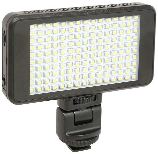 Alt view image 2 of 6 - Vidpro LED-150 Photo and Video Light Kit - On Camera Panel LED Light - Adjustable and Dimmable Light Fits Cameras Video Camcorders and DLSR w/Hot Shoe Includes Rechargeable Battery Diffuser and More