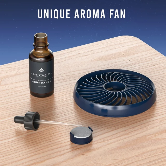 Alt view image 4 of 7 - Shinebella AA Battery Powered Clip on Fan with 4-Speed, 5 Small Desk Fan with Aroma Function, USB Powered, 360°Rotation, Ultra Quiet, for Golf Cart, Stroller, Bedroom,Car(Batteries Not Included)