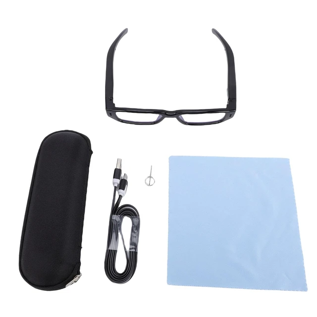 Alt view image 7 of 7 - Wisoqu Camera Glasses, 1080p HD Video Recording, Intelligent Anti Shake, Wide Angle Lens, Wearable Eyeglass for Travel, Cycling, Driving and Other Outdoor Sports
