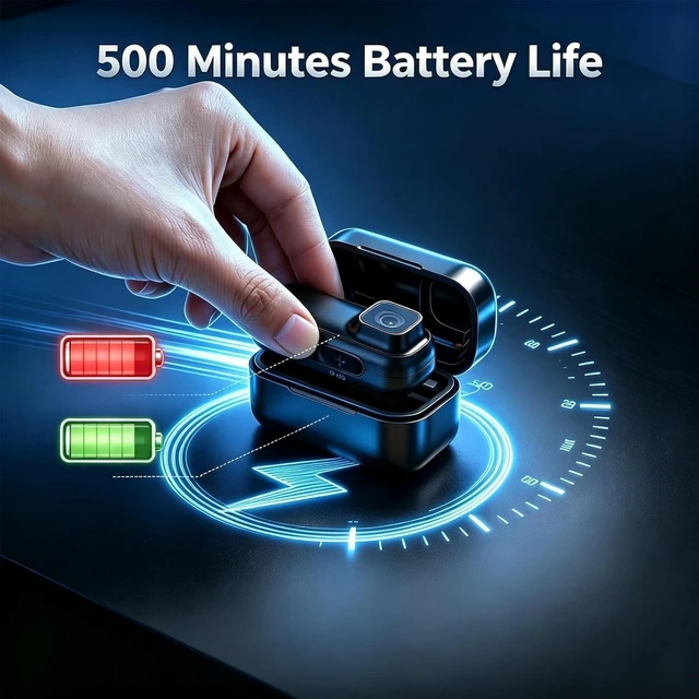 Alt view image 2 of 5 - Xilecam 2.7K WiFi Magnetic Mini Body Camera, Portable Camera Charging Case | Wearable Bodycam with Memory Card Includes Charging Case. Battery life up to 500 minutes, ideal for cycling and vlogging