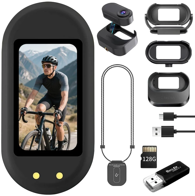 Main image of 7JI Mini Body Camera 1080P,128G Wearable Action Cam with Magnetic Charging Case, Thumb Size POV Camera, Premium Portable Camcorder Mount Anywhere for Work, Outdoors Activities, Pet