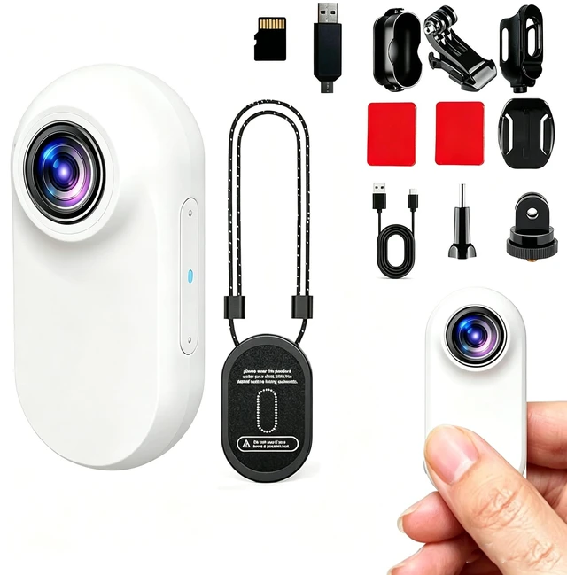 Main image of TPFNLAS Magnetic Wearable Mini Body Camera, 30m Waterproof, Compact & Light