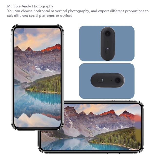 Alt view image 4 of 7 - Mini Action Camera, 1080P Thumb Action Camera 120 Degree Wide Angle Sports Camera Portable Small Body Camera Wearable Camera with Clip for Vlogging, Sports, Traveling