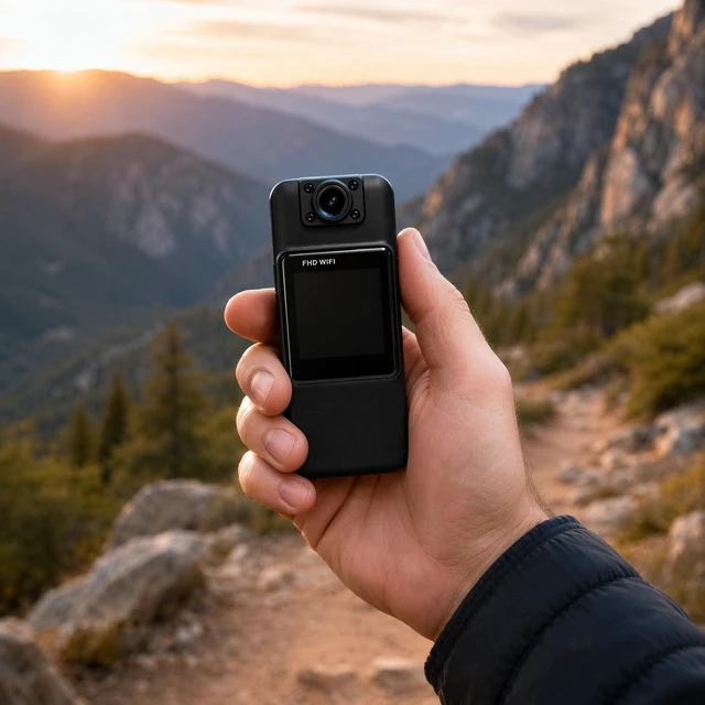 Alt view image 4 of 7 - YUESHANHAI 4K Thumb-Type Action Camera.Body Camera with Audio.mini Camera | 130° Wide Angle, 2.0 Stabilization