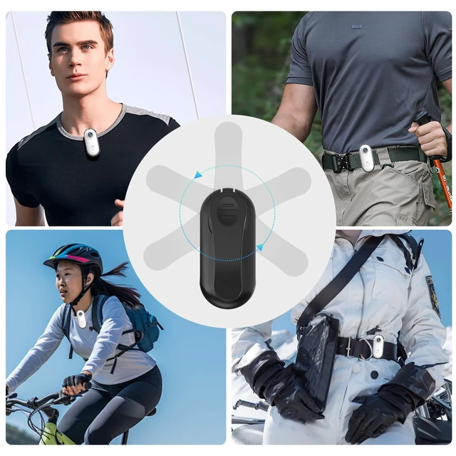 Alt view image 2 of 6 - dahocamgo Mini Body Camera, 64GB Wearable Camera | for Work, Travel, Pet Walks, FHD 1080P, Thumb Size, Action Snap Cam, POV Snapcam, Hands Free Recording