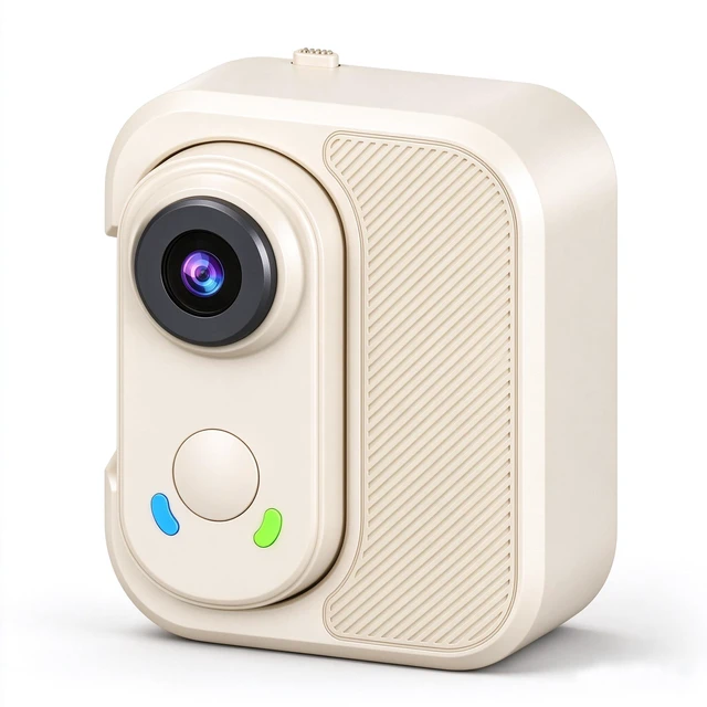 Main image of YAGAKXGT Mini Body Cam Wearable Body Worn Mini Action Camera,White | 1.47" Screen, 32GB, 1800 mAh Charging Dock