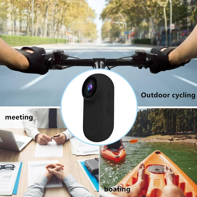 Alt view image 3 of 7 - B-Qtech Mini Action Camera Thumb Portable Wearable Body Cam | Video Recording Camcorder for Bicycle, Motorcycle, Sports, Security Guards, Daily Work, Outdoor Travel