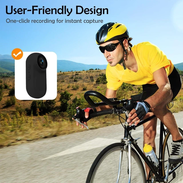 Alt view image 4 of 7 - B-Qtech Mini Action Camera Thumb Portable Wearable Body Cam | Video Recording Camcorder for Bicycle, Motorcycle, Sports, Security Guards, Daily Work, Outdoor Travel